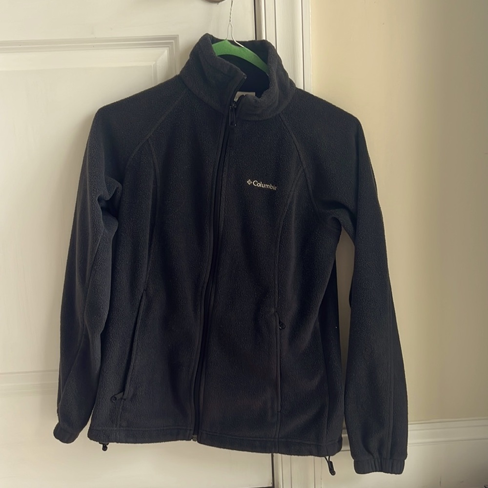 Columbia dark gray zip up